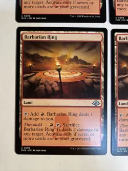4x Modern Horizons 3 Barbarian Ring NM/M Magic The Gathering Mtg - Image 2
