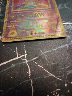 Ancient Mew Pokemon New Movie Promo Holo Foil 1999-2000 A3 - Image 2