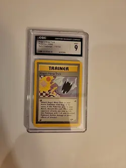 Pokemon Gym Challenge Unlimited Regular Finish Koga's Ninja Trick CGC 9 PK2759 - Image 1