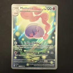 Pokemon TCG Musharna 117/086 Sv: Black Bolt Illustration Rare Holo 120HP - Image 1