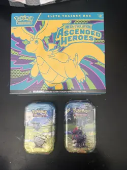 Pokemon Ascended Heroes Elite Trainer Box ETB And 2 Mini Tins Factory Sealed - Image 1