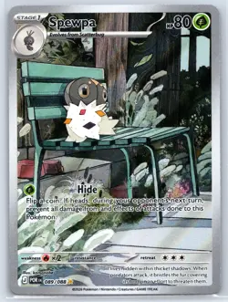 Pokemon TCG - Spewpa Illustration Rare 089/088 - NM - Perfect Order - Image 1