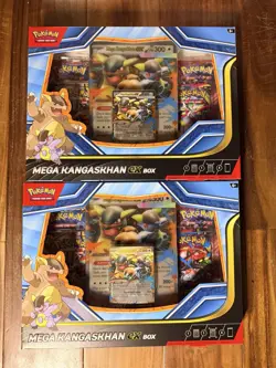 Lot of 2 Pokemon TCG Mega Kangaskhan ex Box Promo Factory Sealed SIR IR - Image 1