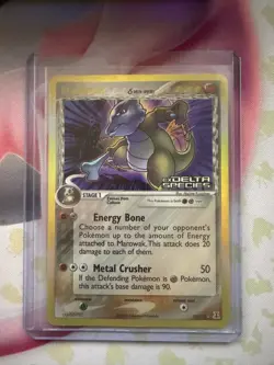 Marowak 10/113 EX Delta Species Reverse Holo Holo Rare Stamp LP Pokemon TCG - Image 1