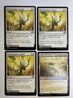 4x Modern Horizons 3 Razorgrass Ambush NM/M Magic The Gathering Mtg - Image 1