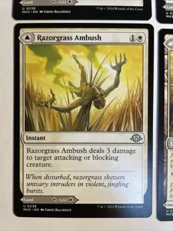 4x Modern Horizons 3 Razorgrass Ambush NM/M Magic The Gathering Mtg - Image 2
