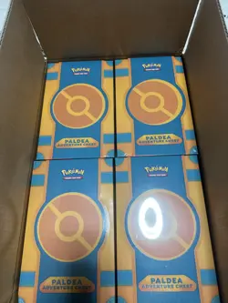 Pokemon Paldea Adventures Chest 4-Box CASE - Image 2