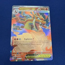Mega Charizard Y EX 22/217 Ascended Heroes Double Rare Holo Pokemon TCG 2026 NM - Image 1