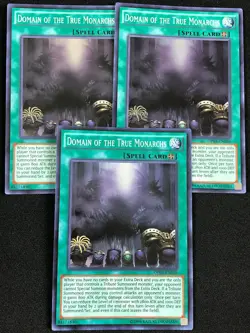 YUGIOH DOMAIN OF THE TRUE MONARCHS OP03-EN010 SUPER X3 (NM) - Image 1