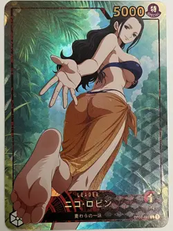 NICO ROBIN ONE PIECE Holographic Custom Art Goddess Story Collectible Card - Image 1