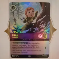 Anna - Little Sister (Epic) 209/204 Winterspell Holo Disney Lorcana - Image 1
