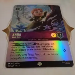 Anna - Little Sister (Epic) 209/204 Winterspell Holo Disney Lorcana - Image 2