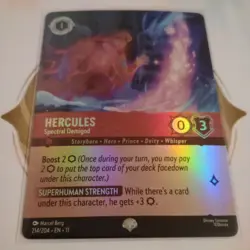 Disney Lorcana Winterspell Hercules Spectral Demigod 214/204 Epic Foil - Image 2
