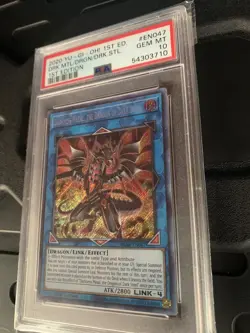 Darkness Metal, The Dragon Of Dark Steel - BLAR-EN047 - 1st Ed - PSA 10 - Image 2