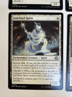 4x Modern Horizons 3 Indebted Spirit NM/M Magic The Gathering Mtg - Image 2
