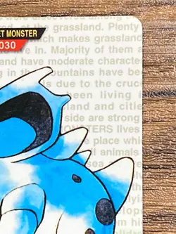 Pokemon Carddass Card Nidorina File No.30 Bandai Pocket Monsters Green 1996 - Image 4