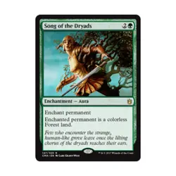 WOTC MTG Commander Anthology Song of the Dryads (R) NM - Image 1