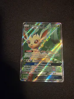 Pokemon TCG Leafeon GX Full Art Ultra Prism Card 139/156 NM - Image 1
