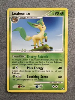 Pokemon Card Leafeon Uncommon Rising Rivals 45/111 - Image 1