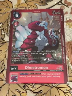 Digimon Card Game Dimetromon Promo P-189 Foil Another Knight - Image 1