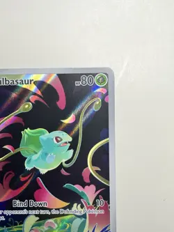 Pokemon Bulbasaur 133/132 Miscellaneous Cards Illustration Rare Holo 80 HP - Image 3