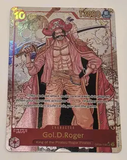 OP09-118 Gol D Roger SEC Alt Art One Piece Card Game TCG English - Image 1