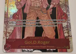 OP09-118 Gol D Roger SEC Alt Art One Piece Card Game TCG English - Image 3