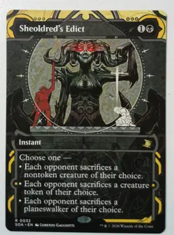 Sheoldred's Edict *Rare* Magic MtG x1 SOA Mystical Archive - Image 1