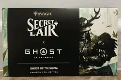 Magic The Gathering Secret Lair x Playstation Ghost of Tsushima FOIL Sealed - Image 1