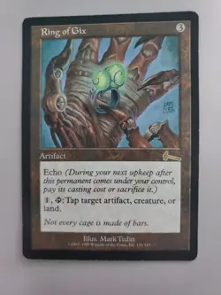 MTG Ring of Gix Urza's Legacy Regular Rare - Image 1