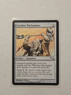 Loxodon Warhammer - Mirrodin - LP - Uncommon - Equipment - Image 1