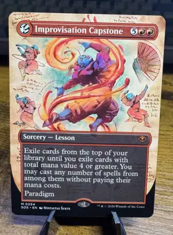 MTG - Improvisation Capstone (Borderless) - Secrets of Strixhaven NM/M - Image 1
