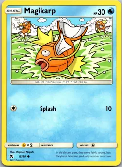 Magikarp 15/68 Common Hidden Fates Pokemon Near Mint - Image 1