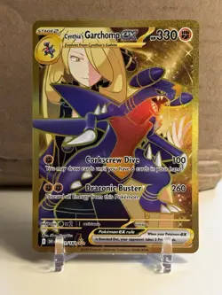 Cynthia's Garchomp ex 241/182 Sv10: Destined Rivals Holo Pokemon Card HYPER RARE - Image 1