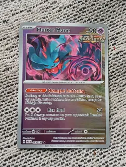 Flutter Mane Master Ball Pattern Rare 43/131 Pokemon TCG Prismatic Evolutions NM - Image 1