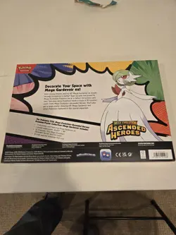 Pokemon Mega Evolution Ascended Heroes Mega Gardevoir Premium Poster Box - Image 2