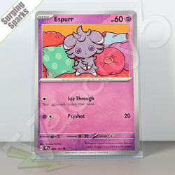 Pokemon TCG Card - Espurr 84/191 Common | Surging Sparks (2024) SSP | NM/Mint - Image 1