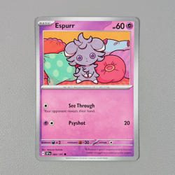 Pokemon TCG Card - Espurr 84/191 Common | Surging Sparks (2024) SSP | NM/Mint - Image 2