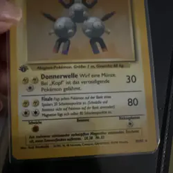 Magneton 9/102 Base Set 1st Edition Holo Rare German Pokemon TCG 1999 - Image 5