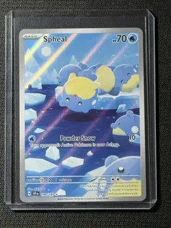 Pokemon SPHEAL 199/191 Sv08: Surging Sparks Holo Illustration Rare!!!🔥🔥🔥 - Image 1