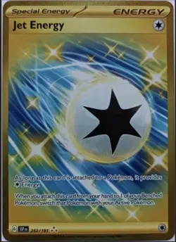 Pokemon TCG Jet Energy 252/191 Sv: Surging Sparks Hyper Rare NM - Image 1