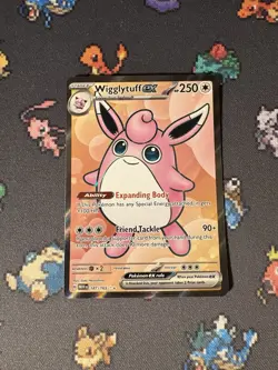 Pokemon Cards Wigglytuff ex 187/165 Full Art Secret Rare Pokemon 151 - (NM) - Image 1
