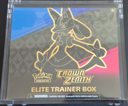 Pokemon TCG Crown Zenith Elite Trainer Box Lucario English - Image 1