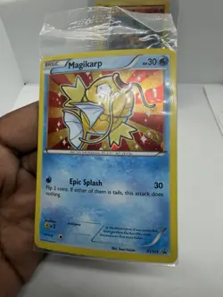 Pokemon Magikarp XY 143 Black Star Promo ~ FULL HD SWIRL ~ Sealed Mint!🌀 - Image 1
