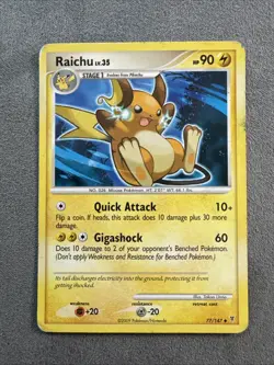 Raichu 77/147 Uncommon Supreme Victors Pokemon - Image 1