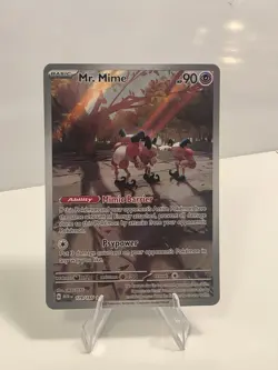 Pokemon Mr. Mime 179/165 Illustration Rare SV151 LP see picture in the back. - Image 1