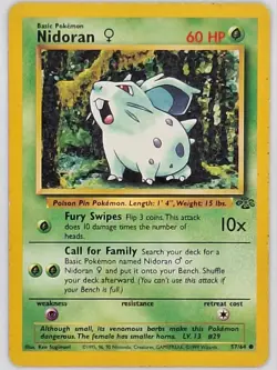 Nidoran - 57/64 - Pokemon TCG Jungle (1999) - MP Unlimited - Image 1