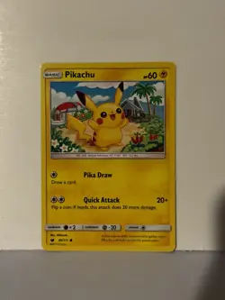 Pikachu Common SM - Crimson Invasion 30/111 NM Pokemon Fast Ship - Image 1