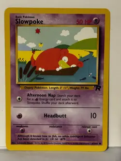 Slowpoke 67/82 Team Rocket NM Pokemon Fast Shipping - Image 1
