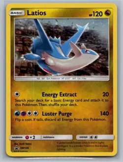 Latios - SM136 Holo Promo Sun & Moon Promo Pokemon Lightly Played - Image 1